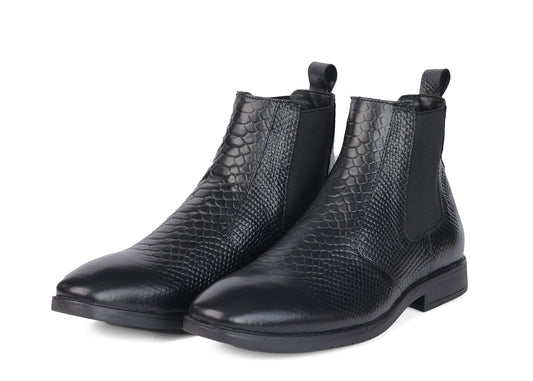 Croco Chelsea Boots